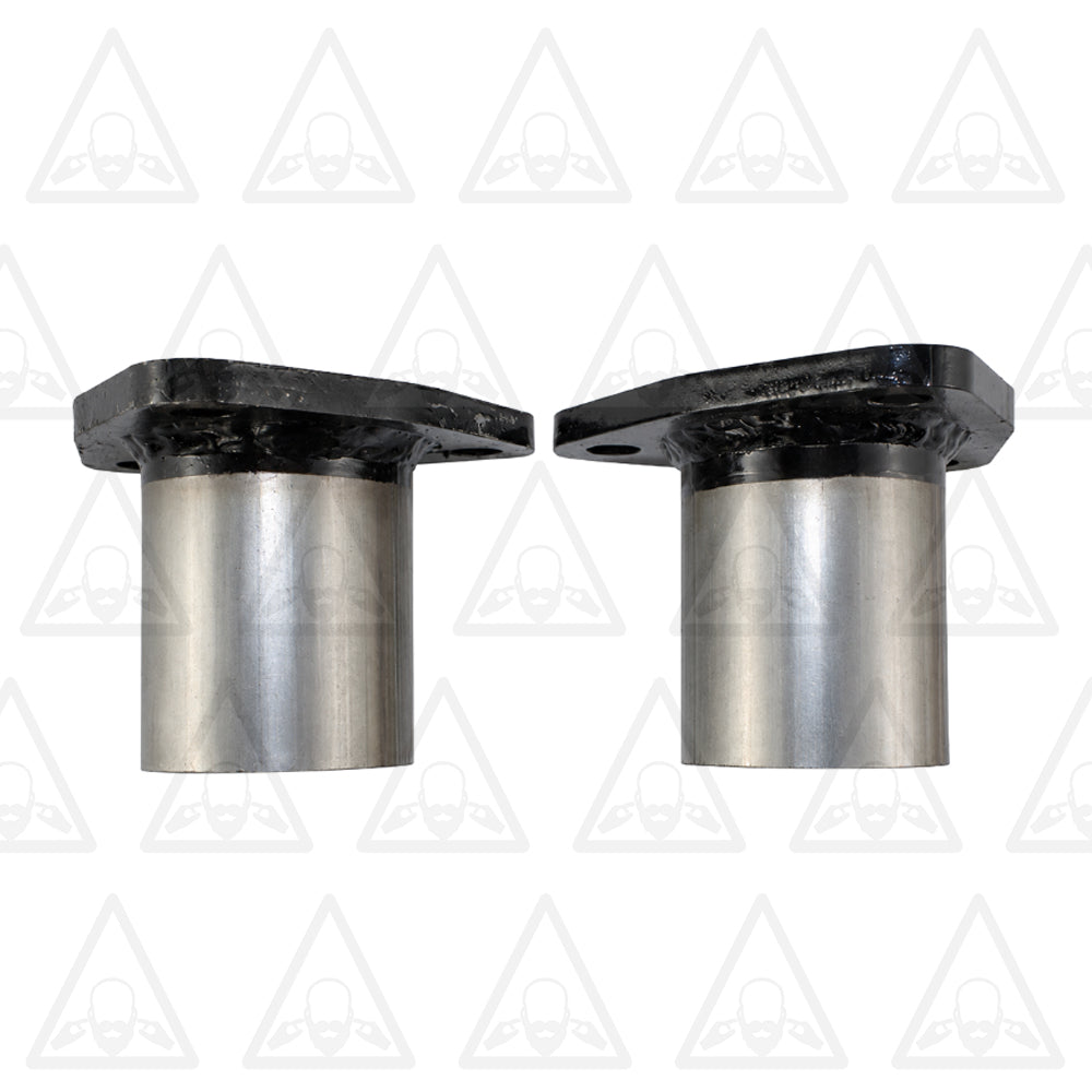 Exhaust Triangle Flange Repair Kit with Bolts & Nuts, 2" ID x 5.87" Long