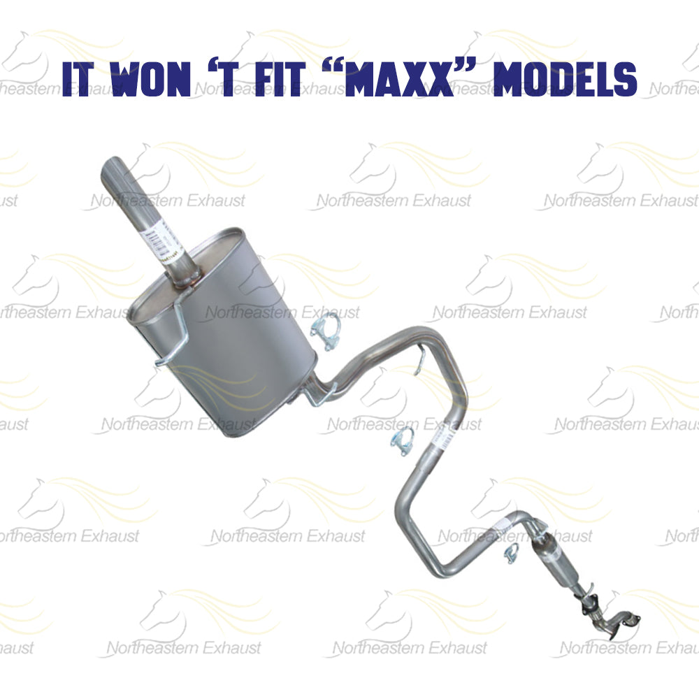 2004 Chevy Malibu 3.5L Exhaust Y-Pipe, Resonator, Intermediate Pipe and Muffler | Not fit to MAXX Trim