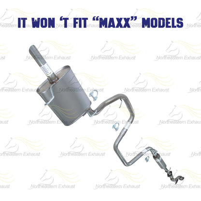 2004 Chevy Malibu 3.5L Exhaust Y-Pipe, Resonator, Intermediate Pipe and Muffler | Not fit to MAXX Trim