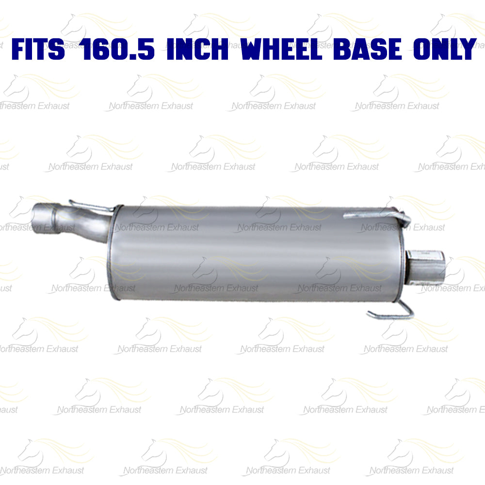Intermediate Pipe, Muffler and Tail Pipe for 2007-2009 Ram 2500 and 2003-2008 Ram 3500 5.7L