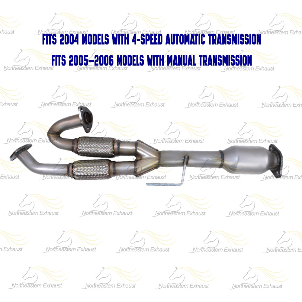 2004-2008 Nissan Maxima 3.5L EPA Approved Rear Catalytic Converter and Resonator Pipe