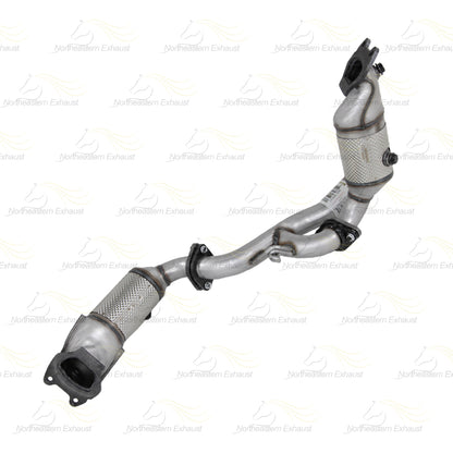 Pair of Catalytic Converter and Pipe for 2011-2014 Chrysler 200 | 2011-2016 Chrysler Town & Country 3.6L