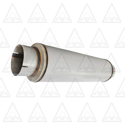 Universal Exhaust Muffler - 5 inches ID inlet / 5 inches outlet 24 inches body 30 inches Long