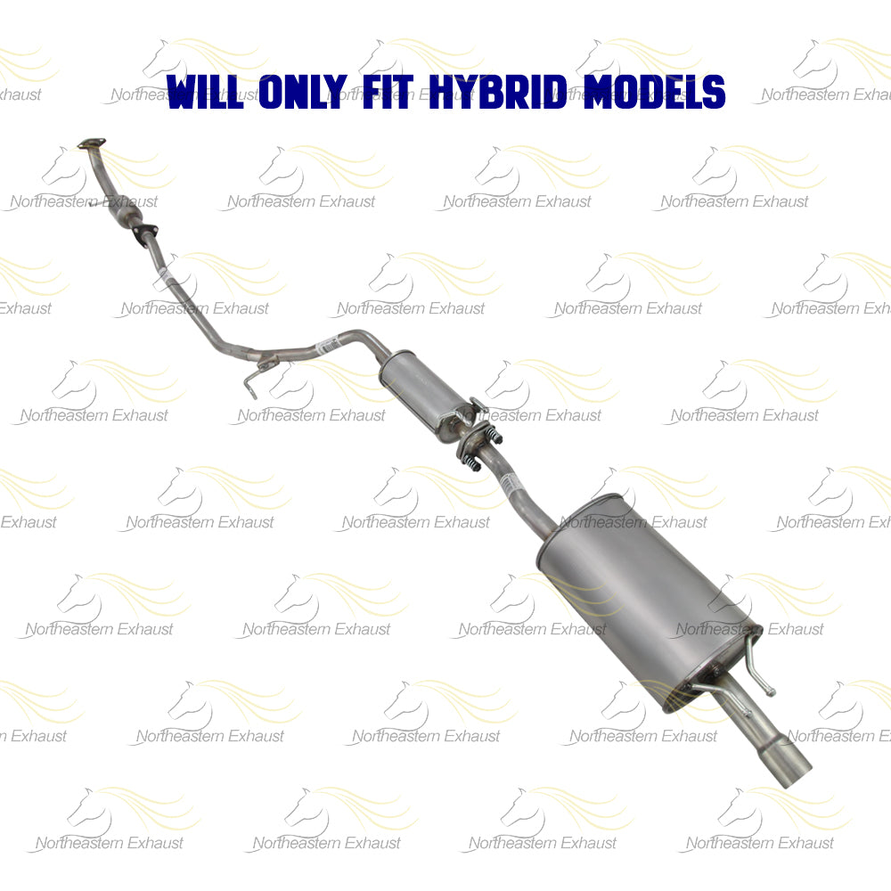 2006-2011 Honda Civic 1.3L Catalytic Converter, Resonator Pipe and Muffler