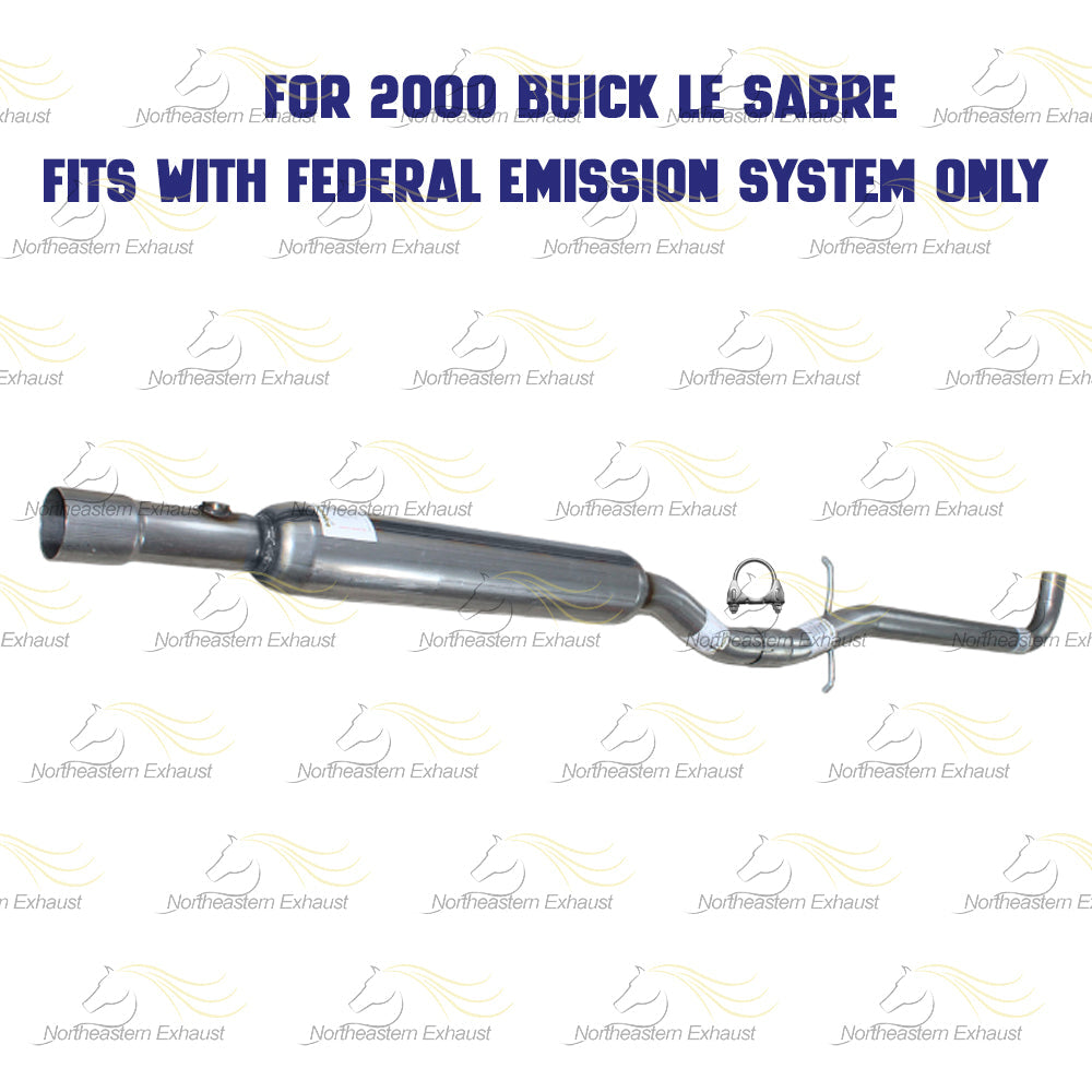 Exhaust Resonator for 2000-2005 Buick Lesabre, Park Avenue & Pontiac Bonneville 3.8L