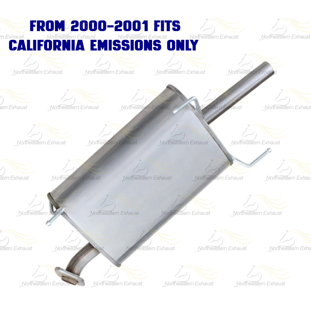 2000-2006 Nissan Sentra 1.8L Exhaust Resonator Pipe & Muffler