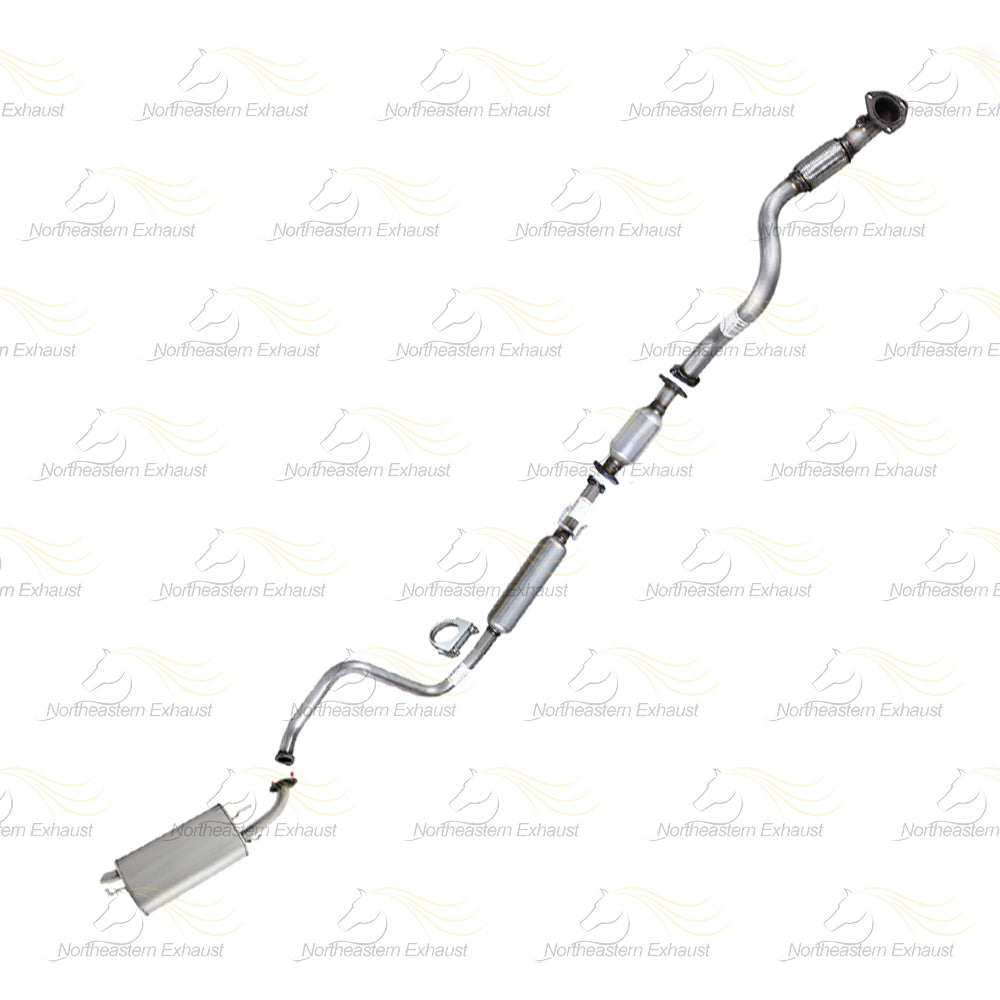 Northeastern Exhaust | Stainless Steel Epa-Approved Catalytic, Front Pipe, Resonator Muffler Exhaust Kit Compatible for 09-2011 Chevy Aveo5 1.6L | Free Gaskets and Clamps