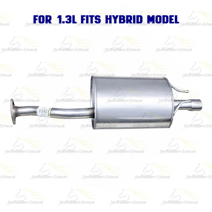 2006-2011 Honda Civic 1.3L & 1.8L Stainless Steel Rear Exhaust Muffler