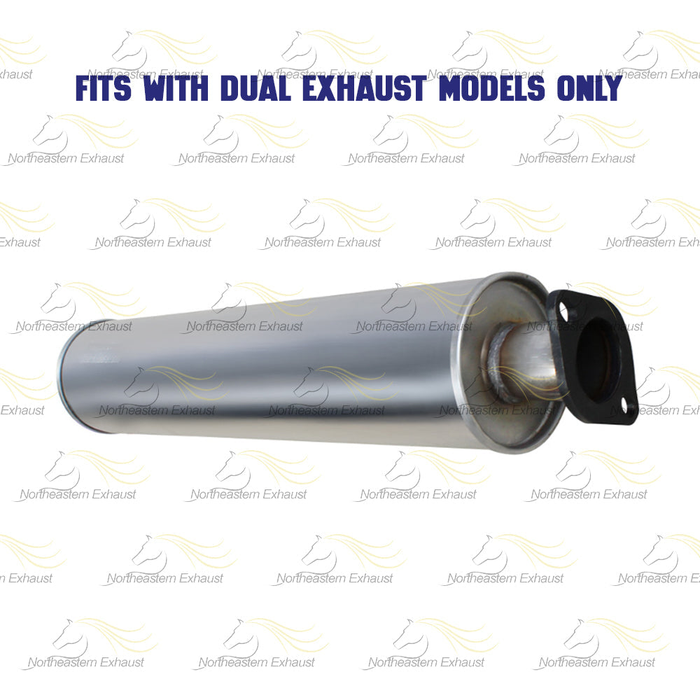 Northeastern Exhaust | Stainless Steel Exhaust Resonator Compatible for 2000-2005 Monte Carlo | 1997-2008 GrandPrix | 3.8L | Gasket, Clamp, Bolts and Nuts Included