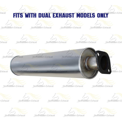 Northeastern Exhaust | Stainless Steel Exhaust Resonator Compatible for 2000-2005 Monte Carlo | 1997-2008 GrandPrix | 3.8L | Gasket, Clamp, Bolts and Nuts Included