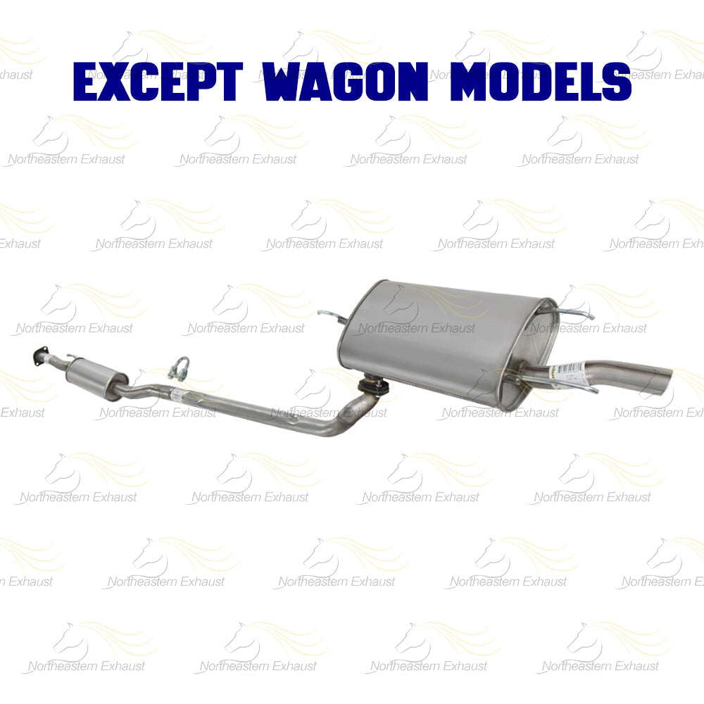 1994-1996 Toyota Camry 2.2L Resonator and Muffler Exhaust Kit
