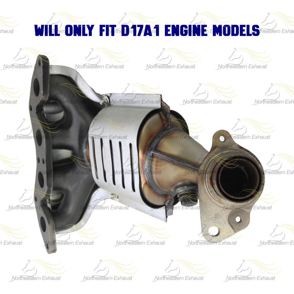 2001-2005 Honda Civic 1.7L Exhaust Manifold Catalytic - EPA Approved | Front