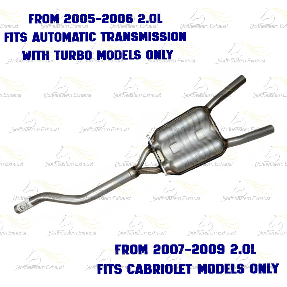 2005-2009 Audi A4 Quattro 2.0L Front Flex Pipe & Resonator