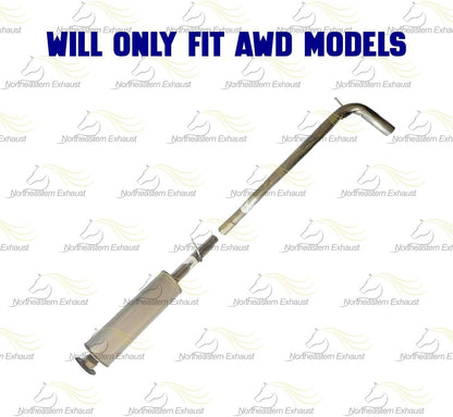 Exhaust Resonator Pipe and Muffler for 2003-2007 Volvo XC70 | 2003-2004 Volvo V70 2.5L