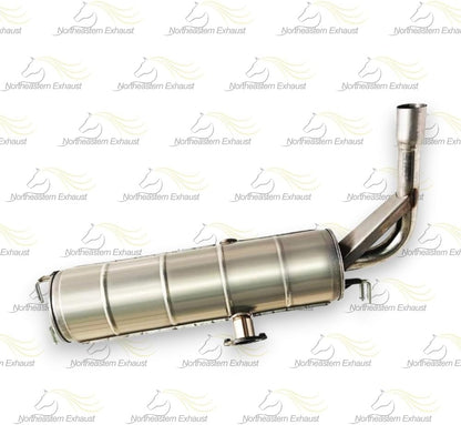 Northeastern Exhaust | Stainless Steel Front Pipe Resonator Muffler Exhaust System Kit Compatible for Toyota RAV4 2001-2003 2.0L | Free Gaskets and Spring Bolt Kit Included | Automotive Replacement Part