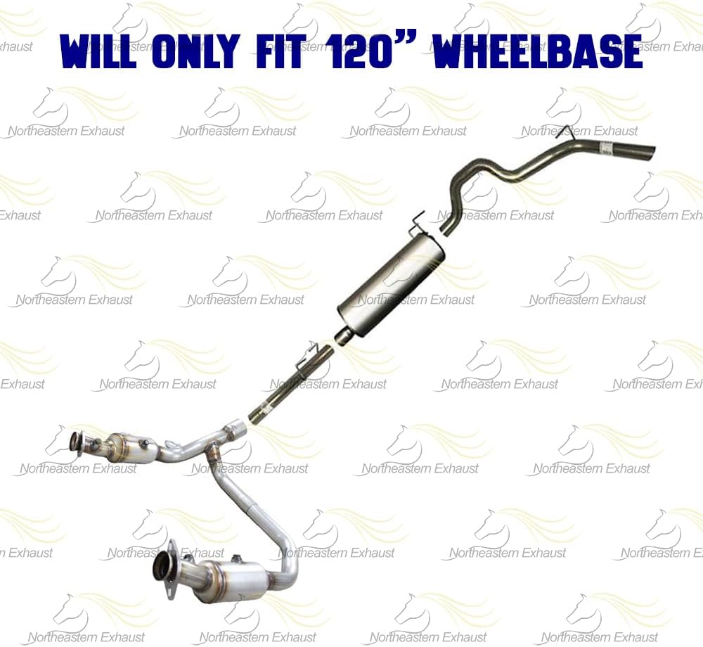 Complete Exhaust System Kit for Dodge Ram 1500 2006-2008 3.7L | 2006-2007 4.7L