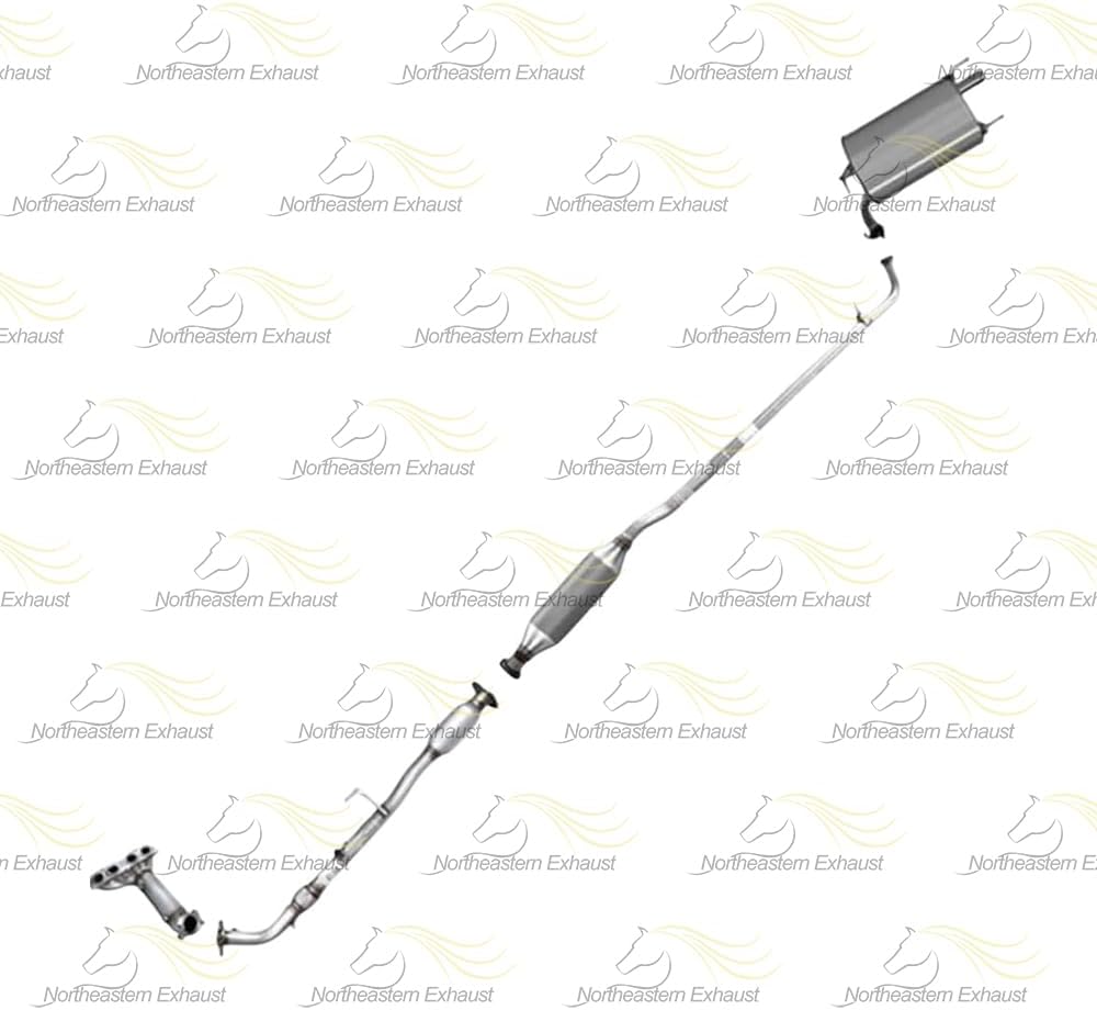 2007-2009 Toyota Camry 2.4L Complete Exhaust System Kit with EPA Approved Catalytic