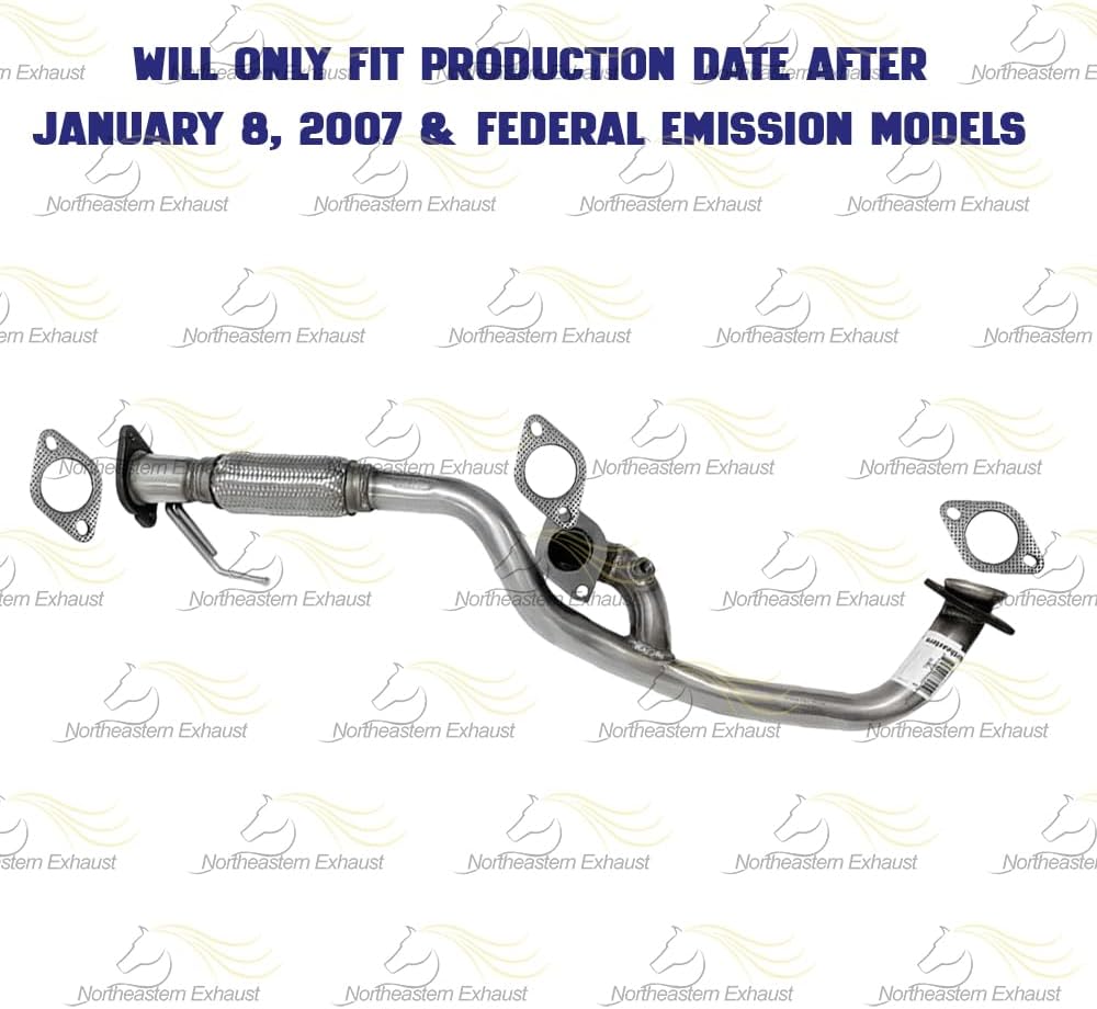 Exhaust Y Pipe for 2007-2008 Ford Escape | 2007-2008 Mercury Mariner | 2008 Mazda Tribute | 3.0L