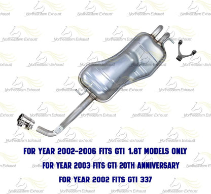 1999-2006 Volkswagen Golf Exhaust Muffler