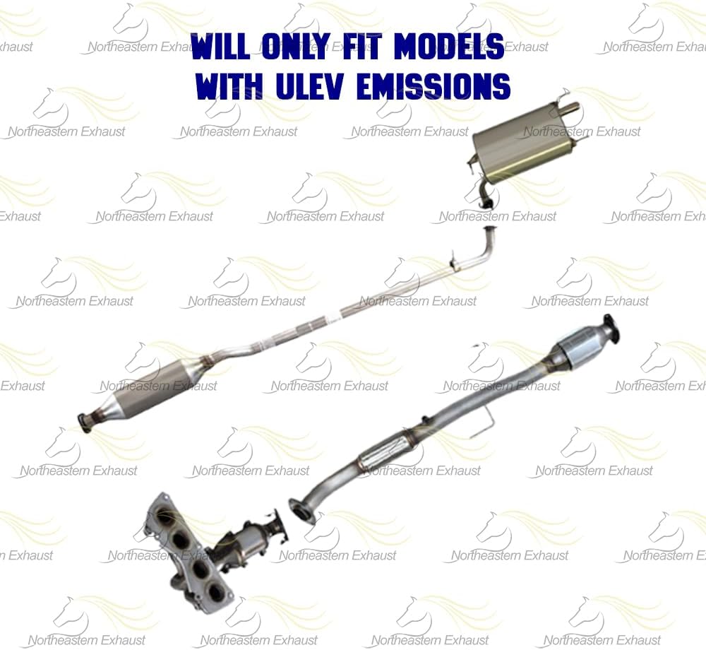 2010-2011 Toyota Camry 2.5L Manifold, Catalytic Converter, Resonator and Muffler