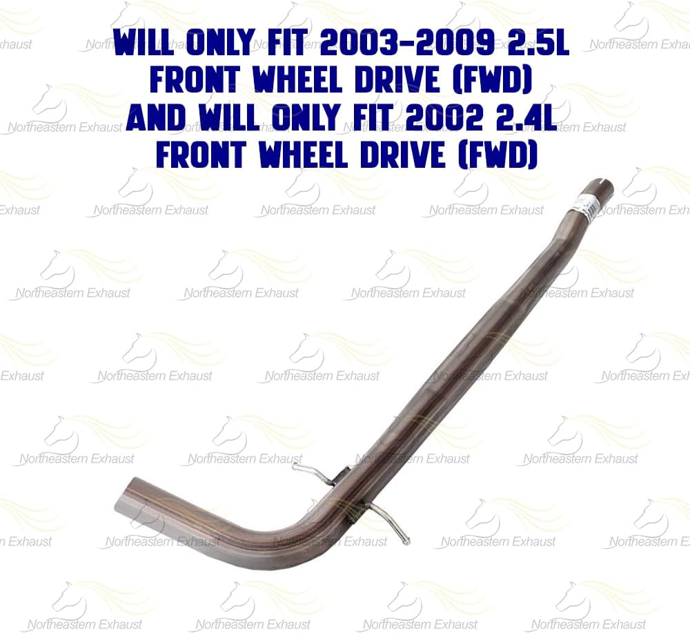 2001-2009 Volvo S60 2.3L 2.4L 2.5L Exhaust Resonator Pipe