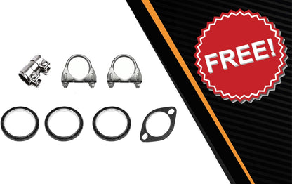 Exhaust System Kit for 2004-2009 Toyota Highlander and Lexus RX330 RX350 3.3L 3.5L