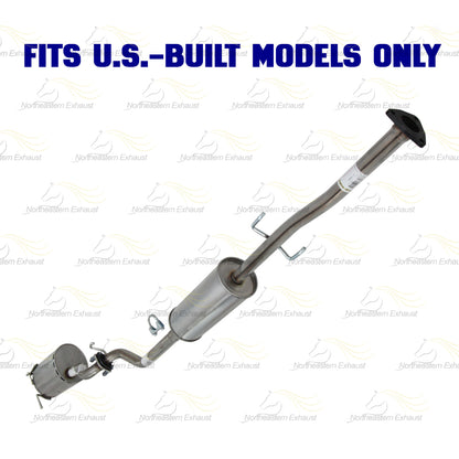 2010-2011 Honda CR-V 2.4L Resonator Pipe and Muffler Exhaust System Kit
