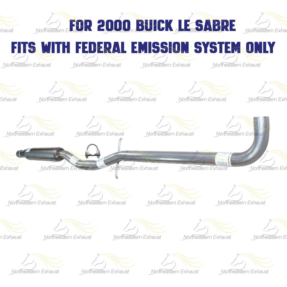 Exhaust Resonator for 2000-2005 Buick Lesabre, Park Avenue & Pontiac Bonneville 3.8L