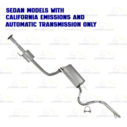 2007-2010 Hyundai Elantra 2.0L Exhaust Resonator Pipe and Muffler Assembly Kit | Stainless Steel