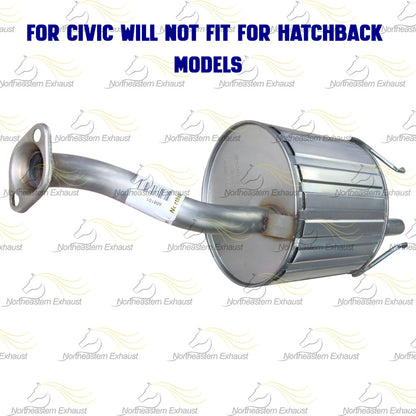 1999-2000 Honda Civic and Acura EL 1.6L Exhaust Muffler