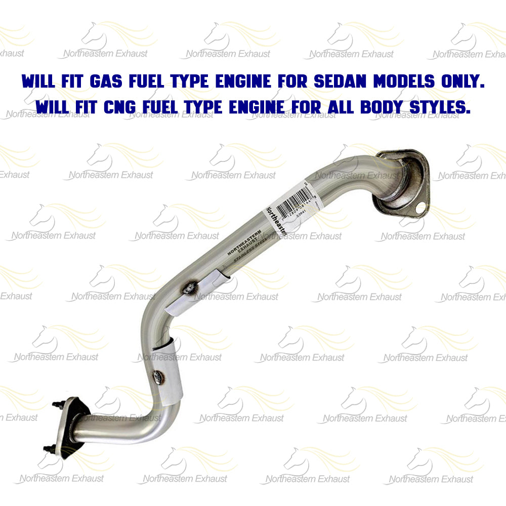 2012-2013 Honda Civic 1.8L EPA Approved Manifold Catalytic Converter and Exhaust Pipes