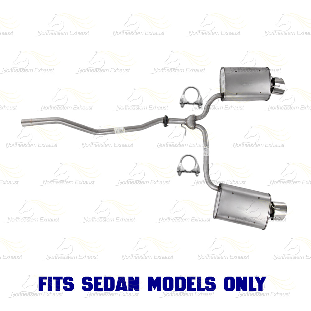 2013-2017 Honda Accord 3.5L Exhaust Pipes and Mufflers