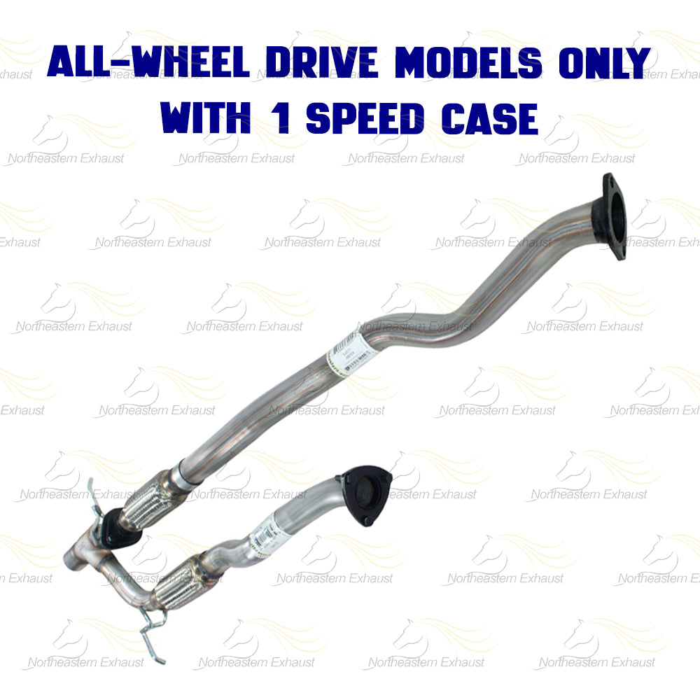 Front Pipe and Y-Pipe Exhaust for 2014-2018 Jeep Cherokee 3.2L and 2015-2017 Chrysler 200 3.6L | AWD