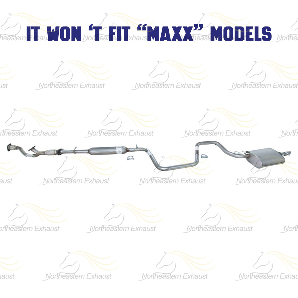 2004 Chevy Malibu 3.5L Exhaust Y-Pipe, Resonator, Intermediate Pipe and Muffler | Not fit to MAXX Trim