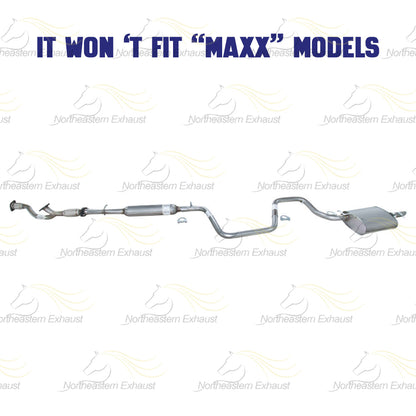 2004 Chevy Malibu 3.5L Exhaust Y-Pipe, Resonator, Intermediate Pipe and Muffler | Not fit to MAXX Trim