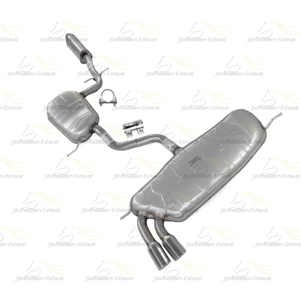 2010-2014 Volkswagen Golf 2.5L and 2006-2009 Volkswagen Rabbit 2.5L Exhaust Resonator Pipe and Muffler