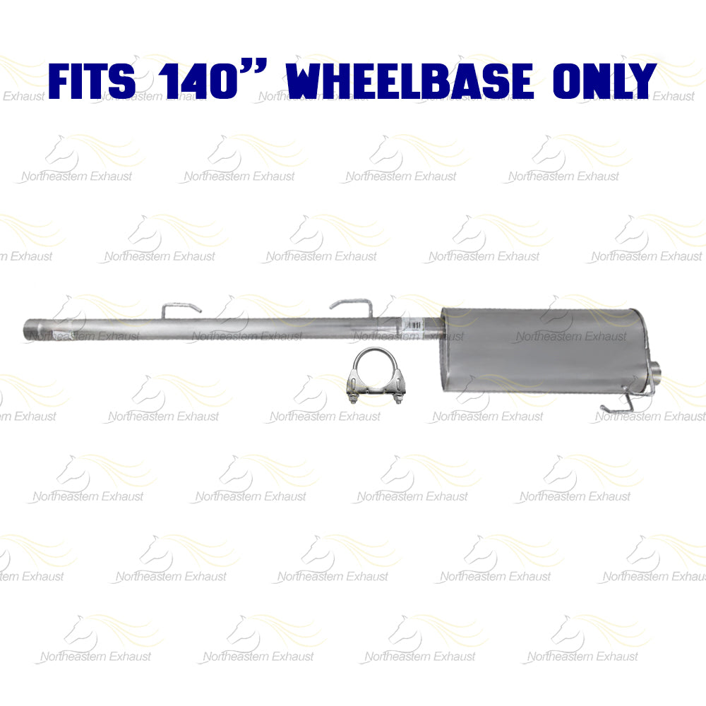 2009–2010 Dodge Ram 1500 3.7L 4.7L & 5.7L 140in WB Exhaust Pipe with Muffler Kit | Stainless Steel