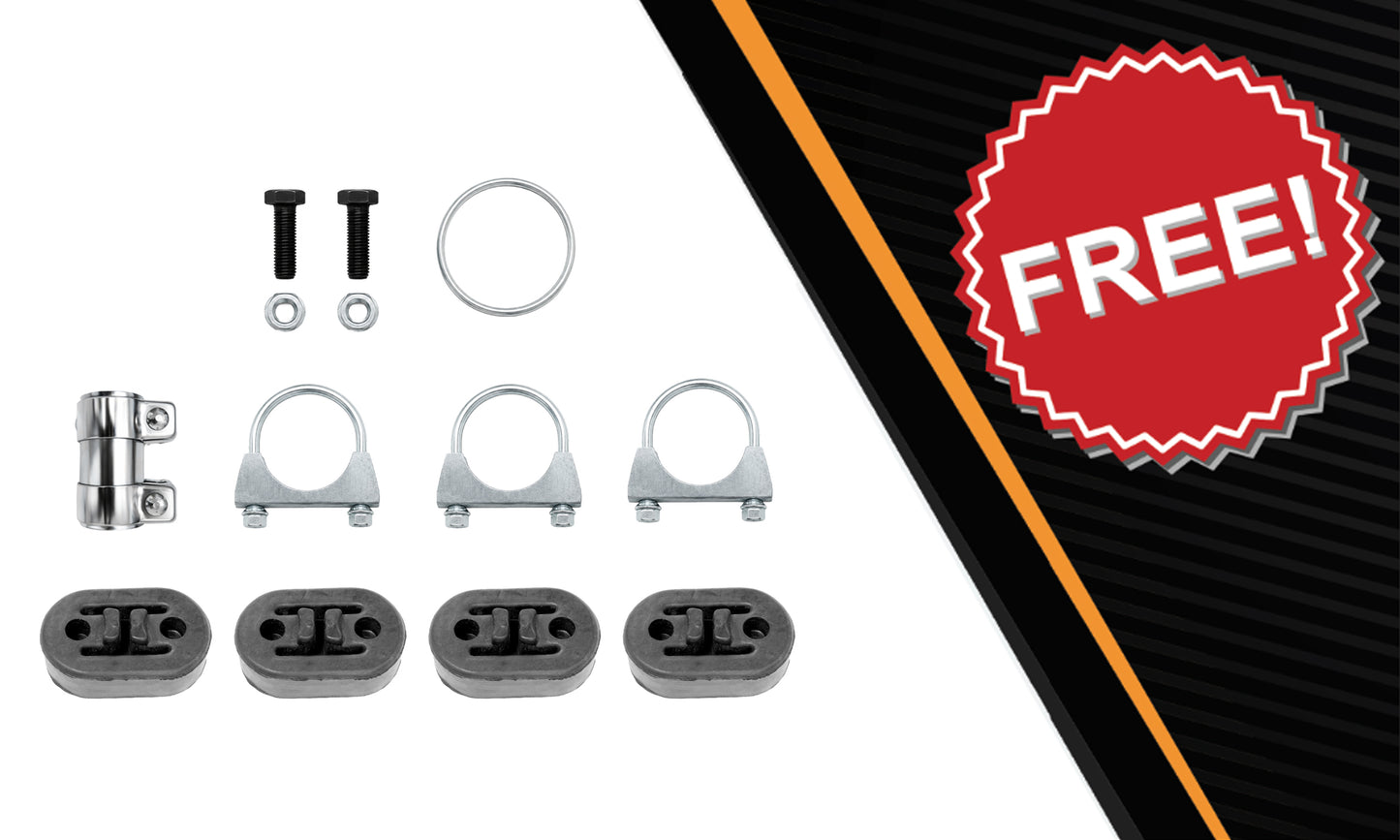 2010-2011 Mercury Milan 2.5L Rear Catalytic w/ Exhaust Pipes & Muffler Kit | Stainless Steel