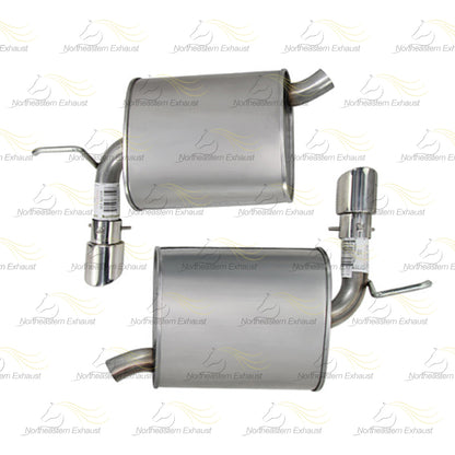 2007-2010 Ford Edge & Lincoln MKX 3.5L Pair of Muffler with tips