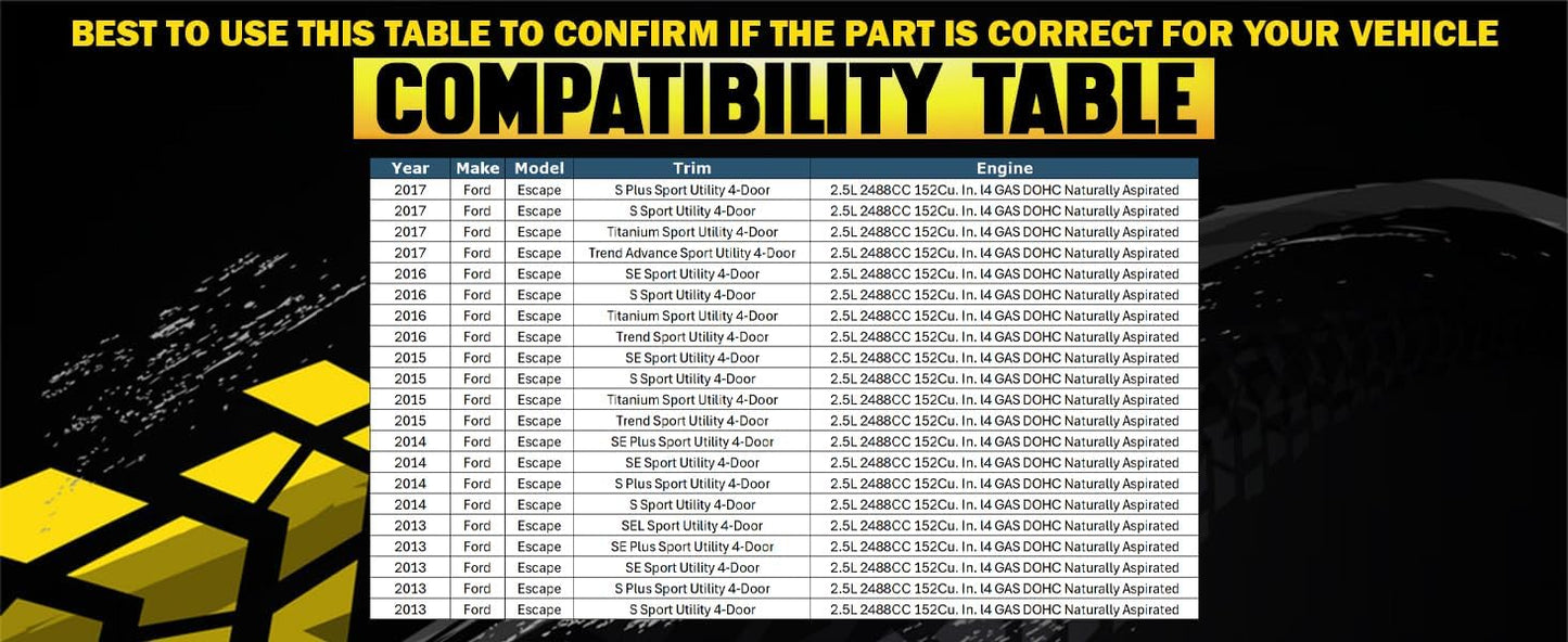 2013-2017 Ford Escape 2.5L Manifold Catalytic Converter - EPA Approved | Front