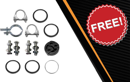 2003-2004 Toyota Tundra 4.7L Complete Exhaust System Kit with Catalytic