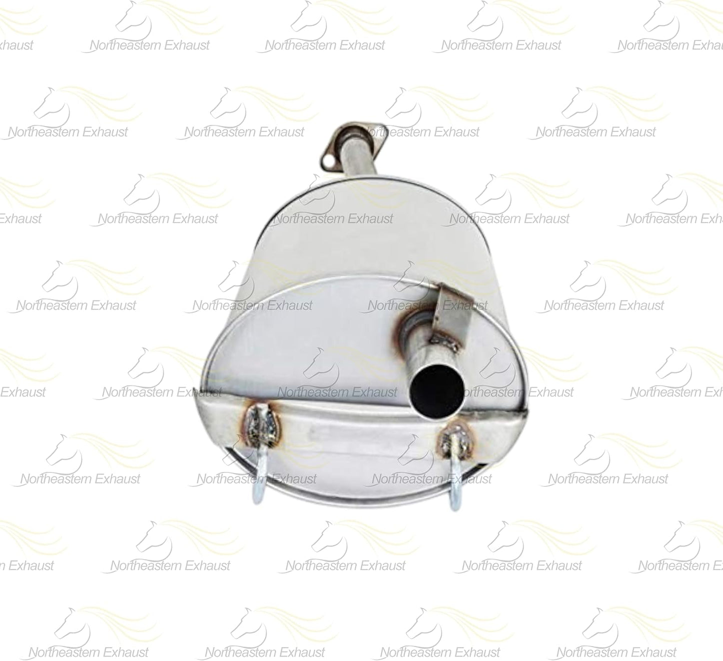 1996-2000 Honda Civic 1.6L Hatchback Exhaust Resonator Pipe and Muffler