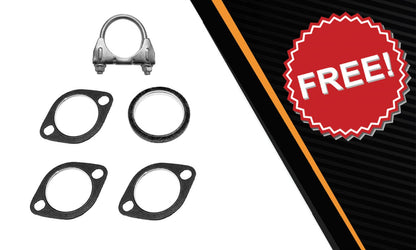 Northeastern Exhaust | Stainless Steel Epa-Approved Catalytic, Front Pipe, Resonator Muffler Exhaust Kit Compatible for 09-2011 Chevy Aveo5 1.6L | Free Gaskets and Clamps