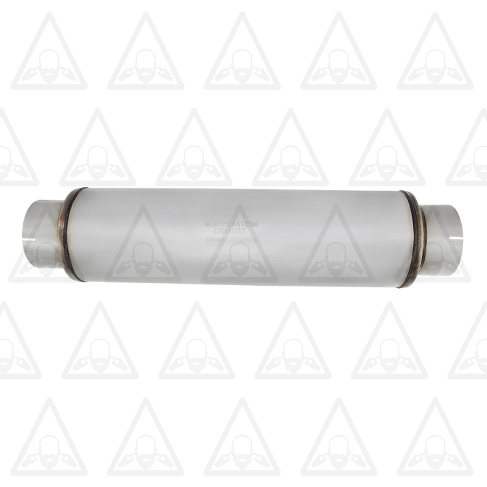 Universal Exhaust Muffler - 5 inches ID inlet / 5 inches outlet 24 inches body 30 inches Long