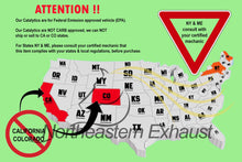 2009 Toyota Yaris 1.5L Catalytic Converter and Muffler