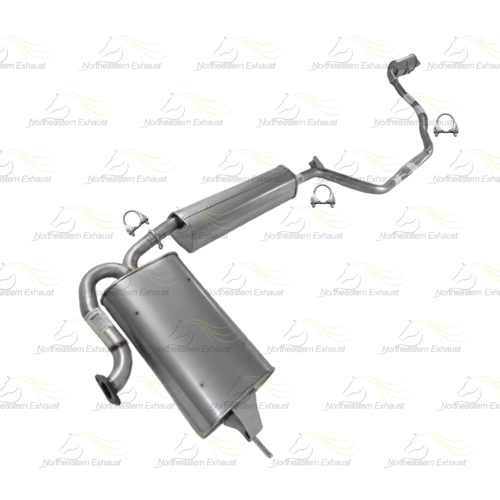 2004-2009 Nissan Quest 3.5L Exhaust Muffler w/ Resonator & Tail Pipe Kit | Stainless Steel