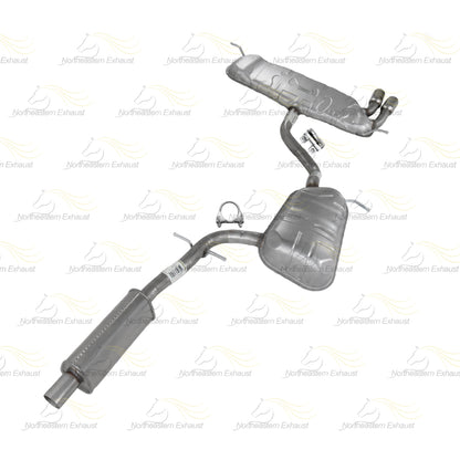 2010-2014 Volkswagen Golf 2.5L and 2006-2009 Volkswagen Rabbit 2.5L Exhaust Resonator Pipe and Muffler