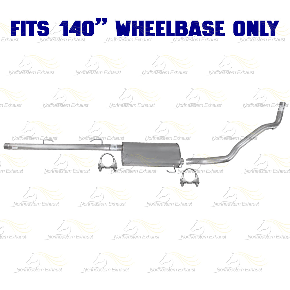 2009–2010 Dodge Ram 1500 3.7L Stainless Steel Exhaust Pipe with Muffler and Tail Pipe Kit