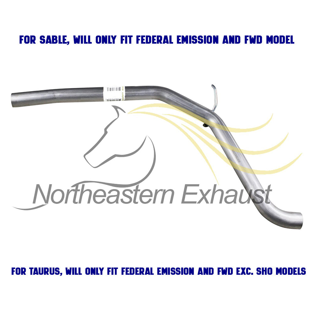Exhaust Resonator Pipe for 2008-2009 Mercury Sable 3.5L | 2008-2012 Ford Taurus 3.5L