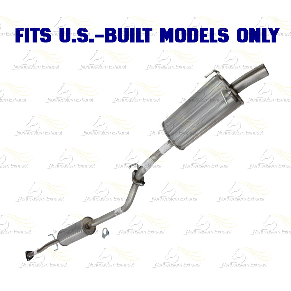 2010-2011 Honda CR-V 2.4L Resonator Pipe and Muffler Exhaust System Kit